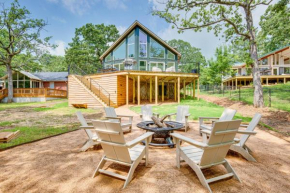 Dock and Fire Pit Lakefront Home in Malakoff!
